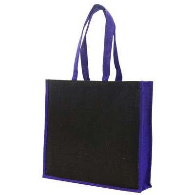 Branded Promotional TATTON DUAL DYED JUTE BAG - MEDIUM Bag From Concept Incentives.