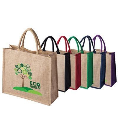 Branded Promotional TATTON JUTE BAG FOR LIFE Bag From Concept Incentives.