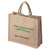 Branded Promotional 100% DEGRADABLE NATURAL TATTON JUTE SHOPPER TOTE BAG FOR LIFE with Degradable Lining Bag From Concept Incentives.