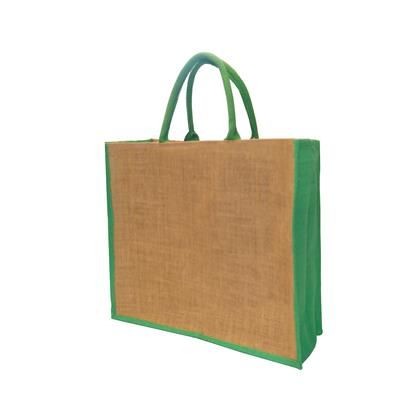 Branded Promotional TATTON DYED JUTE BAG - MEDIUM Bag From Concept Incentives.