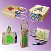 Branded Promotional TATTON JUTE BOTTLE GIFT BAG Bottle Carrier Bag From Concept Incentives.