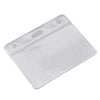 Branded Promotional CLEAR TRANSPARENT PVC CARD HOLDER Name Badge From Concept Incentives.