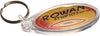 Branded Promotional ELLIPSE SHAPE PLASTIC KEYRING Keyring From Concept Incentives.