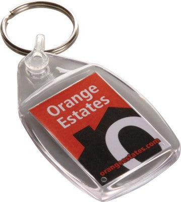 Branded Promotional POPULAR PLASTIC KEYRING Keyring From Concept Incentives.