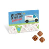 Branded Promotional MINI CLASSIC ADVENT CALENDAR with Milk Chocolate Calendar From Concept Incentives.