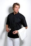 Branded Promotional KUSTOM KIT BARGEAR MANDARIN COLLAR BAR SHIRT Shirt From Concept Incentives.