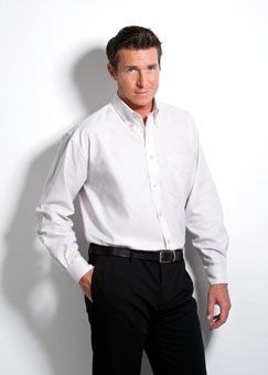 Branded Promotional KUSTOM KIT LONG SLEEVE WORKWEAR OXFORD SHIRT Shirt From Concept Incentives.