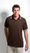 Branded Promotional KUSTOM KIT CONTRAST TIPPED PIQUE POLO SHIRT Polo Shirt From Concept Incentives.