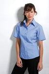 Branded Promotional KUSTOM KIT LADIES SHORT SLEEVE BUSINESS SHIRT Shirt From Concept Incentives.