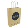 Branded Promotional ASPEN KRAFT PAPER BAG MEDIUM Carrier Bag From Concept Incentives.
