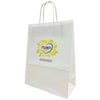 Branded Promotional DIGITAL PRINT KRAFT PAPER BAG - MEDIUM Carrier Bag From Concept Incentives.