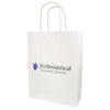 Branded Promotional ASPEN KRAFT PAPER BAG SMALL Carrier Bag From Concept Incentives.