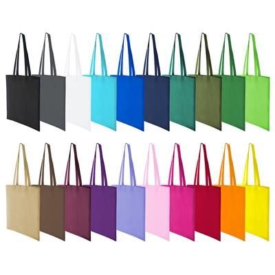Branded Promotional KANU COLOUR PREMIUM COTTON BAG with Long Handles Bag From Concept Incentives.