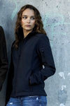 Branded Promotional KARIBAN LADIES SOFT SHELL JACKET Jacket From Concept Incentives.