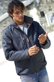 Branded Promotional KARIBAN SCORE ZIP OFF SLEEVE JACKET Jacket From Concept Incentives.