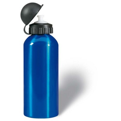 Branded Promotional ALUMINIUM METAL SPORTS DRINK BOTTLE in Blue Sports Drink Bottle From Concept Incentives.