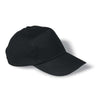 Branded Promotional BASEBALL CAP in Black Baseball Cap From Concept Incentives.