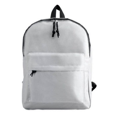 Branded Promotional BACKPACK RUCKSACK in White Bag From Concept Incentives.