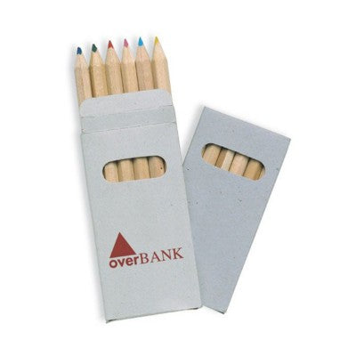 Branded Promotional 6 X COLOURING PENCIL SET in Carton Colouring Set From Concept Incentives.