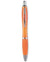 Branded Promotional RIO COLOUR AUTOMATIC BALL PEN in Translucent Orange Pen From Concept Incentives.