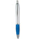 Branded Promotional RIO SATIN AUTOMATIC PLASTIC BALL PEN with Satin Body & Soft Grip in Red Pen From Concept Incentives.