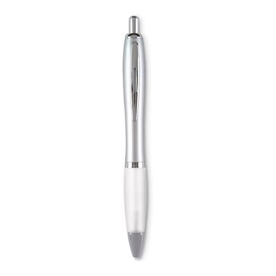 Branded Promotional RIO BALL PEN in White Pen From Concept Incentives.