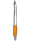 Branded Promotional RIO SATIN AUTOMATIC PLASTIC BALL PEN with Satin Body & Soft Grip in Violet Pen From Concept Incentives.