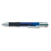 Branded Promotional FOUR IN ONE COLOUR PLASTIC BALL PEN in Translucent Blue Pen From Concept Incentives.