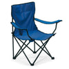 Branded Promotional CAMPING & BEACH CHAIR in Blue Chair From Concept Incentives.