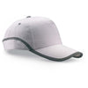 Branded Promotional COTTON BASEBALL CAP in White Baseball Cap From Concept Incentives.