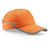 Branded Promotional COTTON BASEBALL CAP in Orange Baseball Cap From Concept Incentives.