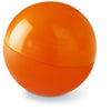 Branded Promotional FLAVOURED LIP BALM in Round Pot in Orange Lip Balm From Concept Incentives.