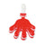 Branded Promotional HAND CLAPPER NOISE MAKER in Red Noise Maker From Concept Incentives.