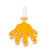 Branded Promotional HAND CLAPPER NOISE MAKER in Yellow Noise Maker From Concept Incentives.