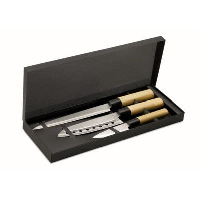 Branded Promotional JAPANESE STYLE KITCHEN KNIFE SET Knife From Concept Incentives.