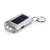 Branded Promotional SOLAR POWER TORCH KEYRING in Matt Silver Torch From Concept Incentives.