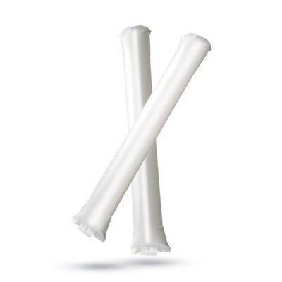 Branded Promotional BAMBAM INFLATABLE CHEERING THUNDER STICK in White Noise Maker From Concept Incentives.