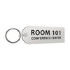 Branded Promotional BESPOKE ENGRAVED LAMINATE KEYRING Keyring From Concept Incentives.