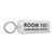 Branded Promotional BESPOKE ENGRAVED LAMINATE KEYRING Keyring From Concept Incentives.