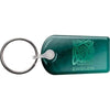 Branded Promotional BESPOKE DOMED VINYL KEYRING in White Keyring From Concept Incentives.