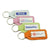 Branded Promotional LEATHER & METAL MEDALLION KEYRING in Custom Colours Keyring From Concept Incentives.