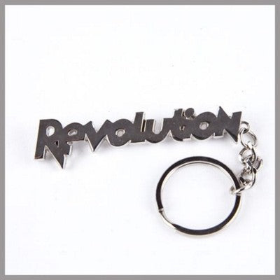 Branded Promotional 3D CAST METAL KEYRING in Silver Keyring From Concept Incentives.