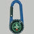 Branded Promotional ADVENTURE COMPASS KEYRING with Carabiner Compass From Concept Incentives.