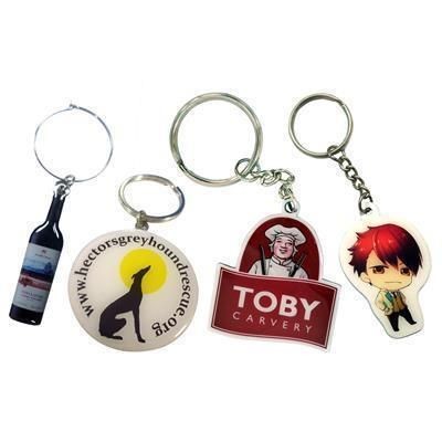 Branded Promotional PRINTED FULL COLOUR METAL KEYRING Keyring From Concept Incentives.