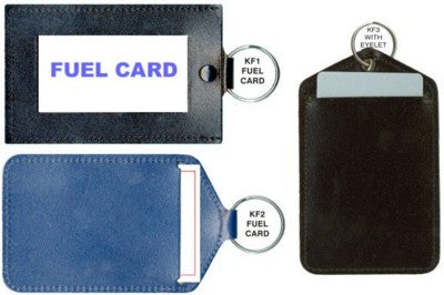 Branded Promotional FUEL or CREDIT CARD KEYRING in Recycled Bonded Leather Keyring From Concept Incentives.