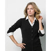 Branded Promotional KUSTOM KIT LADIES V NECK CARDIGAN Cardigan Jumper From Concept Incentives.