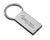 Branded Promotional LARGE PADLOCK KEYRING in Silver Metal Keyring From Concept Incentives.