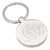 Branded Promotional JUPITER ROUND KEYRING Keyring From Concept Incentives.