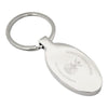 Branded Promotional JUPITER OVAL KEYRING Keyring From Concept Incentives.