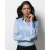 Branded Promotional KUSTOM KIT LADIES LONG SLEEVE PREMIUM OXFORD SHIRT Shirt From Concept Incentives.